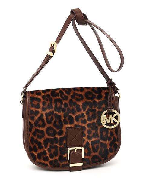 animal print michael kors crossbody bag|Michael Kors cheetah print handbags.